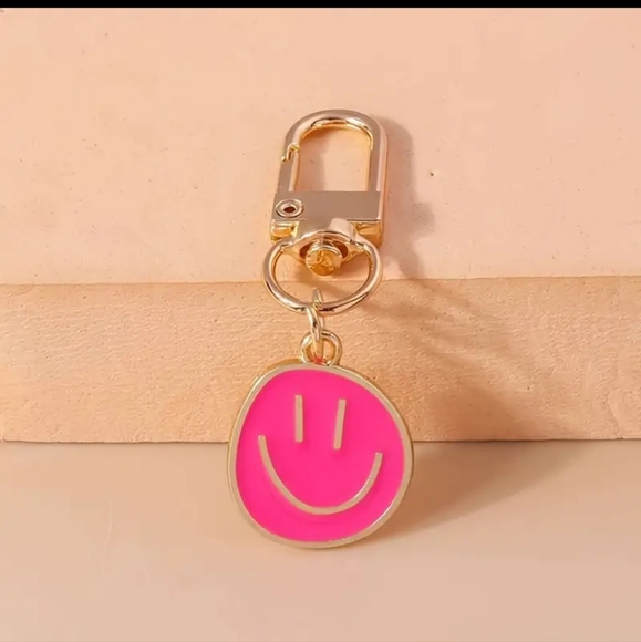 Joyful Face Purse Charms/Keychain Chains Bundle of Seven - Picture 2 of 8